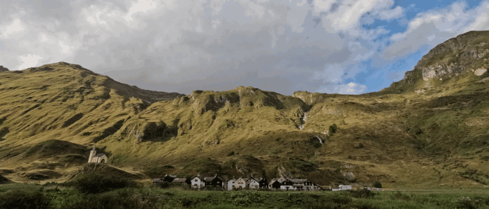 paesaggio in time lapse